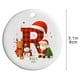 thumbnail image 3 of Adornos navideños con letras del alfabeto | 26 colgantes decorativos | Decoración navideña personalizada para hacer tú mismo, 3 of 6
