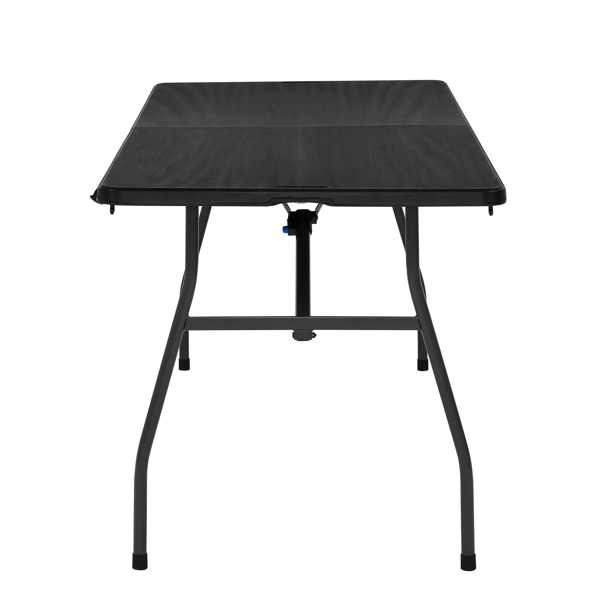 Mainstays 6' Rectangle Centerfold Folding Table, Black