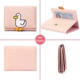 thumbnail image 7 of 3D Duck Wallet, Mini Folding Purse, Holder ID Window Purse, Multi slot card pack,Pink, 7 of 7