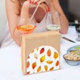 thumbnail image 3 of Yayeee Napkin Holder for Table Set of 2 Kitchen Paper Tissue Organization, Orange Leaves, 3 of 8