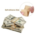 thumbnail image 3 of Uxcell Pack of 100 Money Band Bundles, Self-Adhesive Bill Wrappers, 5"x1.18", Brown, 3 of 7