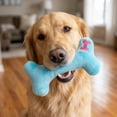 thumbnail image 3 of Plush Dog Chew Toy 6 in Interactive Squeaky Stuffed Animal for Boredom Relief Durable Molar Teething Pet Toy for Small Medium Dogs 6" Blue, 3 of 5