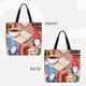 thumbnail image 2 of Fotbe Gnomes Books Tea Cups Bolsa Tote con Estampado para Mujer, Bolsos con Cremallera, Bolsa de Hombro Casual de Gran Capacidad con Bolsillos Internos, 2 of 7