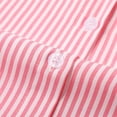 thumbnail image 4 of ibiyuan Outfits For Women 2 Piece Sets Stylish Women's Two Piece Shorts Suit Set with Striped Button Down Shirt for Summer Casual and Wear, 4 of 8