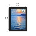 thumbnail image 5 of 12 Packs 5x7 Magnetic Picture Frames with Adhesive Backing, Black Magnetic Photo Frame Set for Fridge Glass Door, 5 of 7