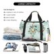 thumbnail image 5 of Balery World Travel Map Bolsa de Gimnasio para Mujeres, Bolsa de Viaje con Bolsillo Húmedo, Bolsa de Fin de Semana para Mujeres, Bolsa de Viaje Resistente al Agua, 5 of 7