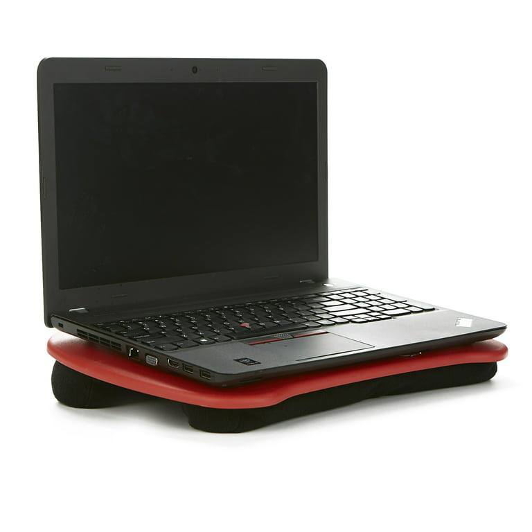Mind Reader Portable Laptop Lap Desk with Handle, Monitor Holder, Laptop  Lap Holder, Built-in Cushion for Comfort, Red LPTPDSK-RED - The Home Depot