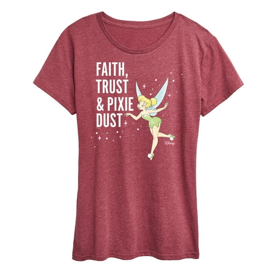 Tinker Bell - Faith Trust Pixie Dust - Ladies Short Sleeve Classic Fit Tee