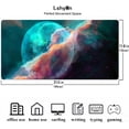 thumbnail image 2 of Planet Mouse Pad 31.5x11.8 Inches Fantastic Cartoon Universe Starry Sky Nebula Pattern Printed Game Mouse Pad for Home Studio Keyboard Table Mat BDHYMN83, 2 of 6