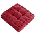 thumbnail image 4 of Corduroy Memory Foam Chair Pads/Cushions Rose Red, 4 of 8