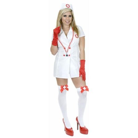 Adult Sexy Nurse Costume~Large 11-13 / White - Walmart.com
