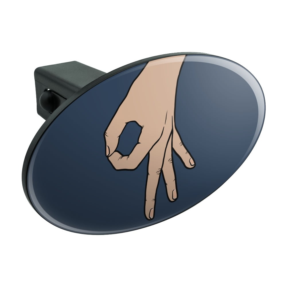 Graphics and More Personalized Custom 1 Line Republican Elephant Political Oval Tow Trailer Hitch Cover Plug Insert