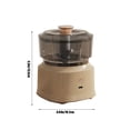 thumbnail image 4 of Mini Electric Garlic Chopper 350ml – Portable Wireless Food Processor with USB Rechargeable Power for Garlic, Onion, Vegetables, Nuts, Baby Food, 4 of 9