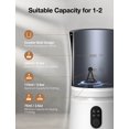 Paris Rhône Milk Frother, 4-in-1 Milk Steamer and Frother, Hot & Cold Foam Milk Warmer with Temperature Control, Auto Shut-Off Frother for Coffee, Latte, Cappuccino, Macchiato