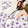 thumbnail image 6 of Yayeee Faucet Mat for Kitchen Sink 14.7" Diatomite Long Splash Guard Pad, Purple Halloween Gooses, 6 of 7