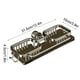 thumbnail image 2 of Soporte para grifos: organizador de fregadero de aluminio de 13" con bandeja y ganchos para goteo, instalación sin herramientas, diseño de secado rápido para suministros de cocina y baño, 2 of 9