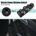thumbnail image 2 of Interruptor de ventanilla eléctrica principal del lado del conductor delantero izquierdo para BMW 528i 2011 para BMW 535d 2014-2016 Negro Unique Bargains, 2 of 8