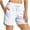 White1, variant on GigrtiJin Women's Athletic Shorts Quick Dry Elastic High Waisted Shorts Running Gym Yoga Lightweight Shorts with Pockets