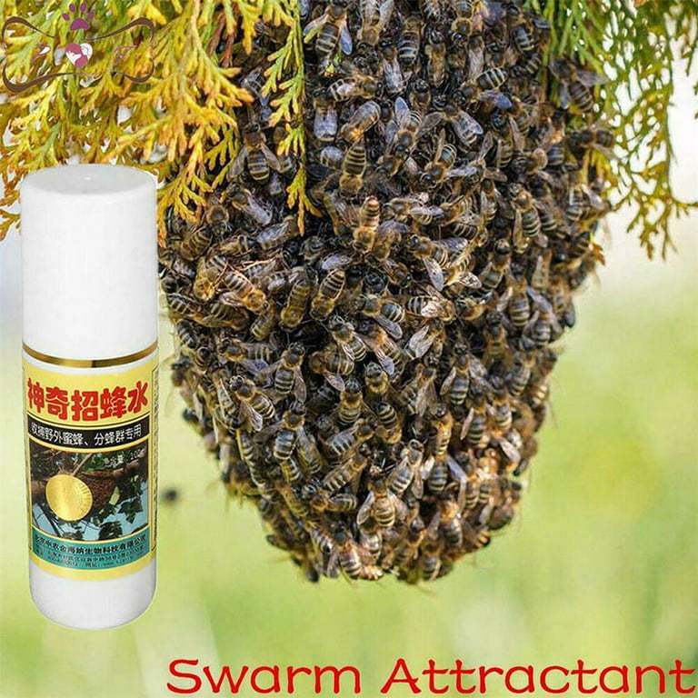 Swarm Commander Lure Bait Honey Bee Attractant Beekeeping Trap Tool, Size: 36, Beige