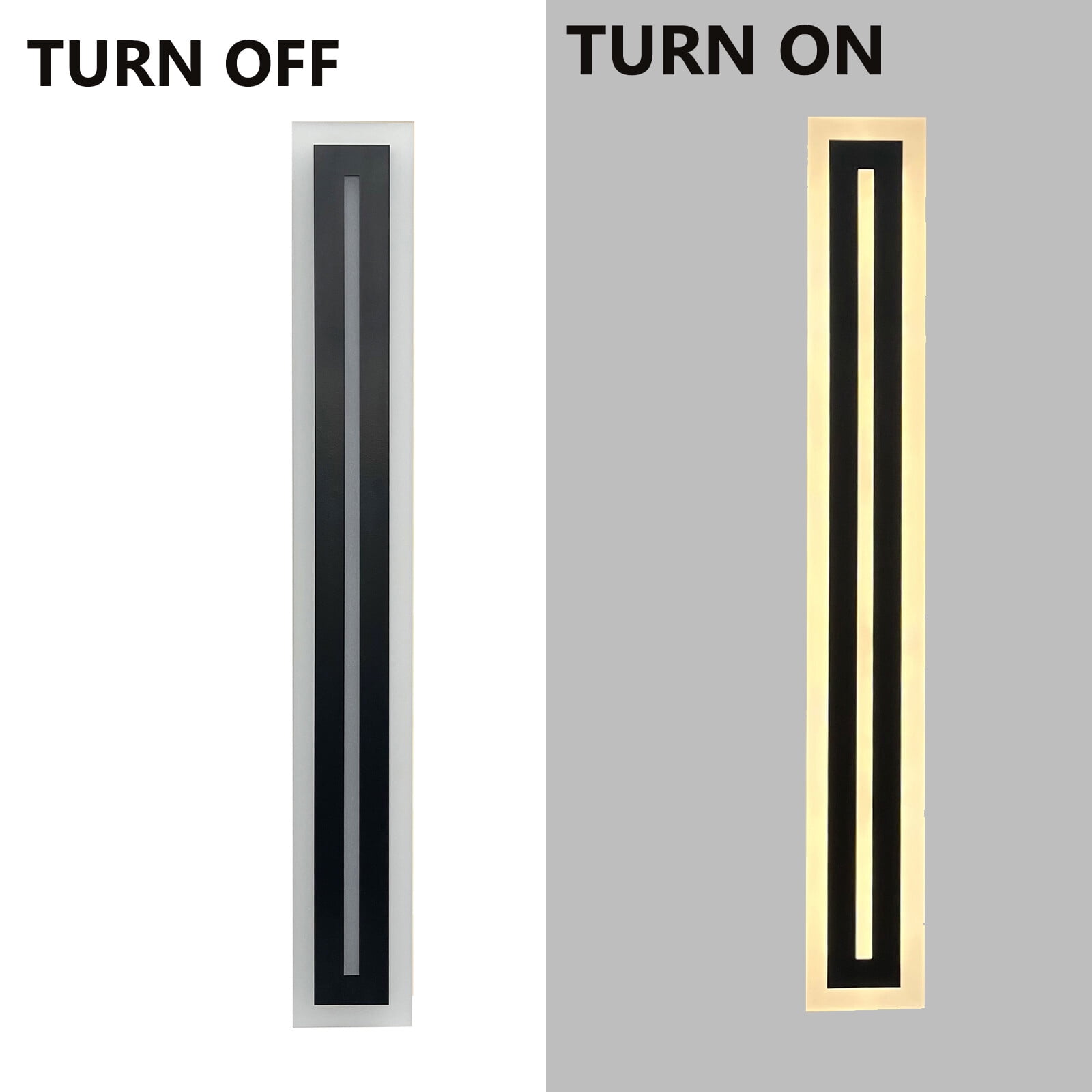 LED Wall Light Sconce Outdoor Modern Lamp Exterior Lights Long Strip Waterproof