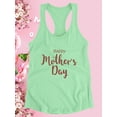 thumbnail image 3 of Mothers Day Purple Text Racerback Tank Women -Image by Shutterstock, Female Medium, 3 of 4