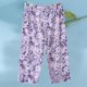 thumbnail image 4 of Pantalones Casuales de las Mujeres Impresos de Verano Delgado de Punto Cortado Desgaste Casero, Pantalones Sueltos de las Mujeres Cintura Alta Sólida para el Deporte Y Casual, 4 of 8
