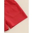 thumbnail image 6 of Bagilaanoe 4th of July Outfits for Toddler Baby Boys Short Sleeve Contrast Color T-Shirts Tops + Shorts 6M 12M 18M 24M 3T 4T Kids Independence Day Clothes 2pcs Short Pants Set, 6 of 7