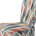 thumbnail image 4 of Designart "Retro Foliage Dream I" Multi-Color Drop Upholstered Accent Chair - Modern Arm Chair For Living Room, 4 of 7