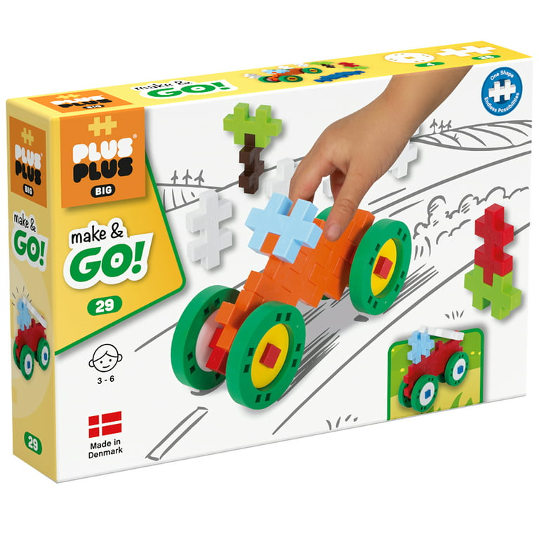 Plus-Plus Big: Learn and Explore (with wheels)