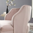 thumbnail image 6 of Modway Traipse Button Tufted Open Back Performance Velvet Armchair in Pink, 6 of 7