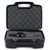 Hard Storage Carrying Case For Amicool Wireless Microphone Portable Bluetooth Karaoke Player Speaker for Apple, Android, or PC ? Stores Wireless Microphones Safely In Protective Foam- Black
