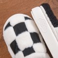 thumbnail image 4 of Pantufla Zapatos de algodón para el hogar a cuadros para mujer y hombre, pantuflas cálidas y peludas para interior y exterior DQrwqpou Tenis De Mujer Tenis De Hombre, 4 of 7