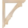 thumbnail image 3 of Ekena Millwork 3 1/2"W x 30"D x 36"H Balboa Slat Smooth Bracket, Douglas Fir, 3 of 4