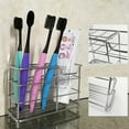 thumbnail image 3 of GOOHOCHY  Toothbrush Storage Holder Stainless Steel Toothpaste UV Silver, 3 of 8