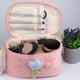 thumbnail image 5 of Lindo bolso de maquillaje floral, bolso grande de pana para maquillaje para mujeres, bolsos de cosméticos de viaje, 5 of 5