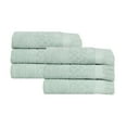 thumbnail image 3 of Superior Rolla Cotton Geometric Soft Hand Towel Set of 6, Sage, 3 of 12