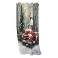 thumbnail image 2 of Blackout Curtains Window Curtain for Bedroom Living Room 1 Panel 82"x42" Christmas Tree Truck Snowman, 2 of 8