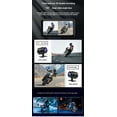 thumbnail image 4 of Motorcycle Dash Cam – Bigcan Smart 2K Front and Rear Recorder with CarPlay, BSD Blind Spot Detection, GPS Track, TPMS, 6.25" Touchscreen, WiFi, Waterproof, TS Format, 4 of 10