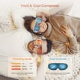 thumbnail image 3 of RENPHO Eye Massager with Heat and Cooling for Migraines, FSA HSA Eyeris Eye Sleep Mask with Voice Control, DIY Music Eye Relax Devices, Birthday, Valentines Gifts for Women/Men, 3 of 12
