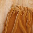 thumbnail image 2 of Pantalones Acampanados Para Bebés Y Niñas Con Volantes Y Pantalones Acampanados (E-Khaki 1-2T), 2 of 5