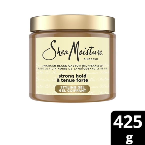 SheaMoisture Jamaican Black Castor Oil Strong Hold Hair Styling Gel With Flaxseed 425g