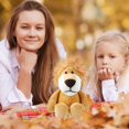 thumbnail image 3 of 6 Pcs Animaux en Peluche Safari en Vrac Lion Éléphant Singe Tigre Jouet Peluche Animaux de Zoo Junble pour Garçon Fille Cadeau Fêtes à Thème Animal Faveur de Shower pour Bébé (Lion), 3 of 7