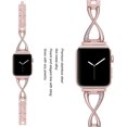 thumbnail image 3 of Correas compatibles con Apple Watch Band 38 mm 40 mm Iwatch Series 6/5/4/3/2/1 SE Accesorios elegantes para mujer Correa de pulsera, 3 of 7