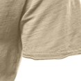 thumbnail image 6 of Men’s Short Sleeve V Neck T-Shirt Solid Color Cotton Casual Fashion Top, 6 of 7