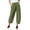 Green-1, variant on LLYwey Women's Hiking Pants Women's Fashion Sport Relaxed Loose Elastic Waist Long Sweatpants Solid Color Bound Feet Female Business Casual Pants Long Pant Style H481 Green-1 XXL