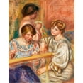 thumbnail image 2 of Renoir, Pierre-Auguste 20x24 White Modern Wood Framed Museum Art Print Titled - Embroiderers 1902, 2 of 4