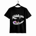 thumbnail image 1 of Camiseta extragrande con hombros caídos y estampado de ángel y eslogan para hombre de Manfinity EMRG (versión mejorada), 1 of 6