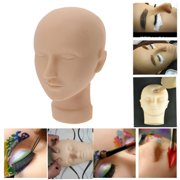 Tête D'Exercice En Silicone à Formation Extension De Cils Peinture