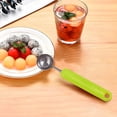 thumbnail image 3 of Iumwxz Stainless Steel Watermelon Fruit Digging Spoon Set Multi Functional Melon Baller Divider Fruit Salad Carving Slicer Cutter Kitchen Tool for Home Dessert Garnish Green, 3 of 7