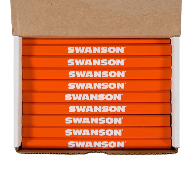 Swanson Tool CP700B Crayon de Charpentier, Lot de 72 (Jaune)